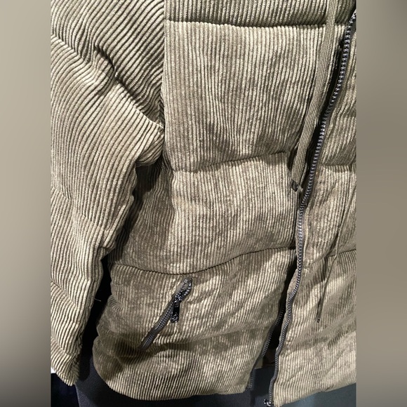 Sam Edelman Hooded corduroy Puffer Jacket XS - Picture 5 of 8